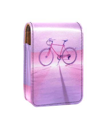 Travel Lipstick Organizer Case Lipstick Case Portable Makeup Bag With Mirror Bike Pink Sports I520a9bkfi