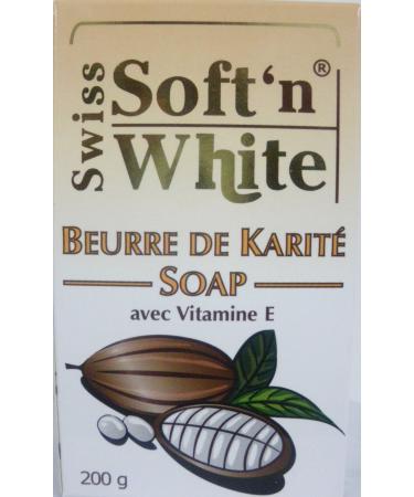 Swiss Soft n White Shea Butter Soap 200g by Sof n White