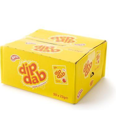 Barratt Dip Dab Strauberry Lolly 50 x 23g - Buy Online on GoSupps.com