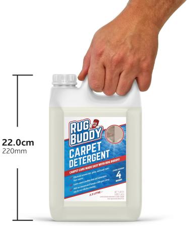 Rug Buddy - Carpet Detergent - Upholstery Shampoo Cleaner Solution Stain Remover - 2.5 Litre Carpet Detergent - 2.5L - Buy Online on GoSupps.com