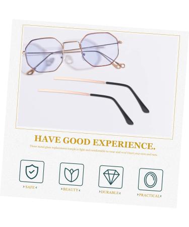 Gleavi Glasses Replacement Set - 5 Pairs Black Frame & Hinge Repair Bracket - Buy Online on GoSupps.com