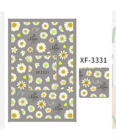 Nail Art Stickers Water Transfer DIY Nail Decals Sunflower and Small Daisy Colorful Transfer Watermark Nail Stickers for Nails Design Manicure Tips Decor - Buy Online on GoSupps.com