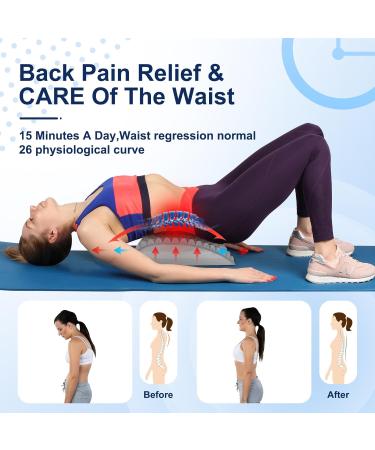 CBILZXER Align Neck and Back Extensor - Back Stretch Trainer with Massage Points for Herniated Disc Relief & Pain Relief (Gray) - Buy Online on GoSupps.com