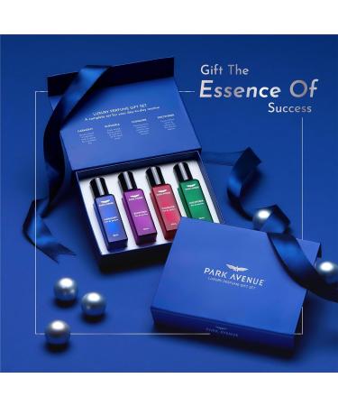 Park-Avenue Luxury Perfume Gift Set for Men 4x20 ml | Euphoria Conquer Harmony & Discoverer Perfume | Eau De Parfum | Premium Luxury Perfume for Corporate Man | Perfume for men Long Lasting Smell - Buy Online on GoSupps.com