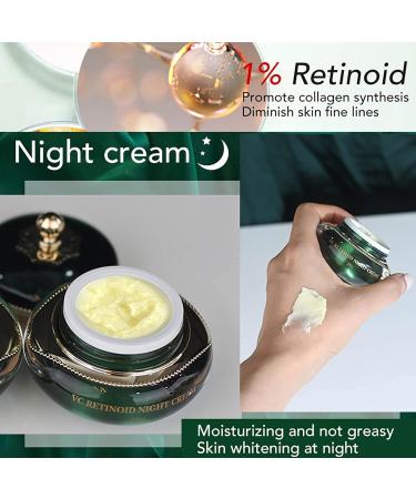 Advanced Retinol Firming And Whitening 2 In 1 Face Cream With Vitamin C & E Anti-Wrinkle Skin Cell Renewal Fine Line Treatment Smooth Skin Non Greasy - Buy Online on GoSupps.com