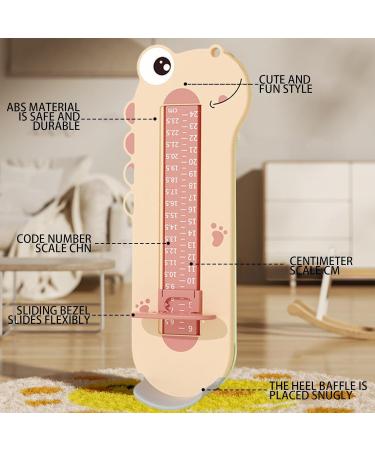 6-Piece Children's Footmuff & Shoe Size Measuring Kit - Accurate Foot Length & Shoe Size Device for Ages 0-8 - Buy Online on GoSupps.com