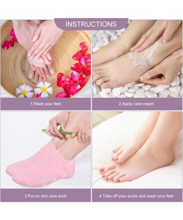 Minkissy 1 Pair Gel Socks Gel Lined Socks Cozy Socks Moisturizing Socks Essential Oil Moisturizing Gels Feet Lotion Ladies Socks Heel Socks for Cracked Feet Women Moisturizing Gels Sock Spa - Buy Online on GoSupps.com