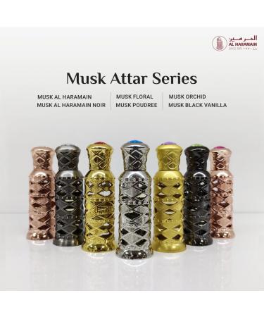 Al Haramain Collection of 7PCS Oil - 12Ml (0.4 Oz). Musk Clean Musk Black Vanilla Musk Floral Musk Noir Musk Musk Clean Musk Orchid & Musk Poudree. (musk haramain) - Buy Online on GoSupps.com