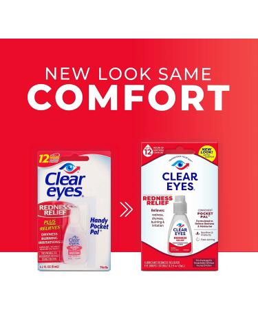 Clear Eyes Redness Relief Eye Drops - Soothes Irritation, 0.2 fl oz - Buy Online on GoSupps.com