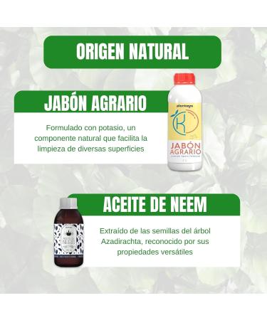  PLANTAWA PLANTAWA Economy Pack: Potassium soap 1 l + neem oil 250 ml + sprayer | hyper concentrated | 100% natural and sustainable. - Buy Online on GoSupps.com
