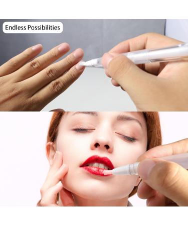 5 Pcs 3ml Transparent Twist Pens - Empty Nail Oil Pen with Brush Tip for Lip Gloss & Nail Polish - Travel Portable Cosmetic Applicators - Buy Online on GoSupps.com