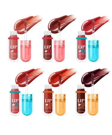 Poupangke Moisturizing Lip Gloss Non-Sticky and Long-Lasting Texture - Non-Greasy Care for Travel Dates Outings Commuting and Events