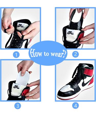 Madala Crease Protectors for Air Force Sneaker Shoes - 2 Pair Set | Anti-Crease Guards for Men's Shoes US Size 7.5-12 - White - Buy Online on GoSupps.com