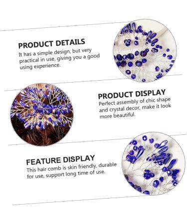 MAGICLULU Bridal Crystal Hair Comb Bride Crystal Hair Comb Wedding Party Hair Comb Women Wedding Hair Comb Rhinestone Hair Comb Bridal Hair Comb Bridesmaid Hair Comb Prom Hair Comb - Buy Online on GoSupps.com