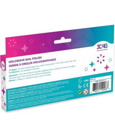 Three Cheers for Girls Holowave Nail Polish Set - 5 Colors - Non-Toxic Kit for Kids Ages 8 - Buy Online on GoSupps.com