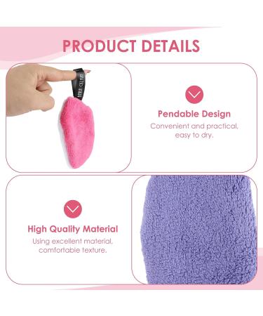 Washable Slaughtering Pads - 2-Piece Set for Facial Cleaning & Skin Care | Slimming Reusable with Handle (11.5 x 7.5 cm 2 Colors) - Buy Online on GoSupps.com