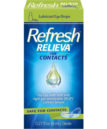 Refresh Relieva Contacts Lubricant Eye Drops - 0.27 Fl Oz (Sterile) - Buy Online on GoSupps.com