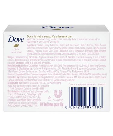 Dove Pink Beauty Cream Bars & Rose Beauty Cream 3.5 Ounce (Pack of 1) - Moisturizing Skincare Combo - Buy Online on GoSupps.com
