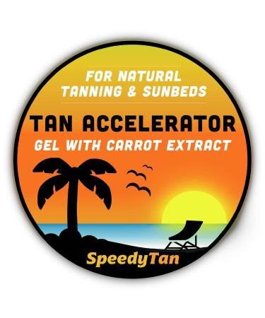 Premium Tan Accelerator Cream - For Sunbed Use & Natural Tanning - Natural Tanning Accelerator With Carrot Tanning Oil - UK Based Brand Gel 90.00 ml (Pack of 1)