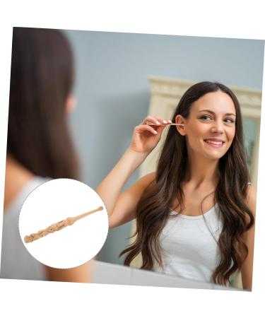 MUCKLILY Peach Wood Ear Scoop Carved Ear Cleaning Tool Portable for Boys and Girls Adults - Buy Online on GoSupps.com
