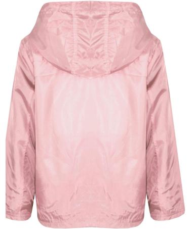 Kids Unisex Waterproof Hooded Cagoule Rain Mac - Baby Pink 5-6 - Buy Online on GoSupps.com