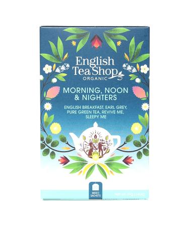 English Tea Shop Morning Noon & Nighters Tea Bag Sachets 20-Piece