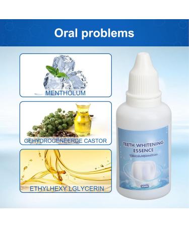 Tooth Whitening Serum - 3 Pieces 30ml | Sensitive Teeth | Fresh Breath Stain Removal & Gum Protection - Buy Online on GoSupps.com