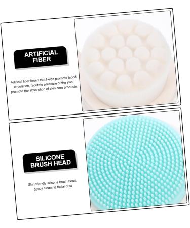 Manual Face Brush - Deep Cleansing Tool for Skin Care | Pore Cleaner & Face Washing Brush with Holder - Buy Online on GoSupps.com