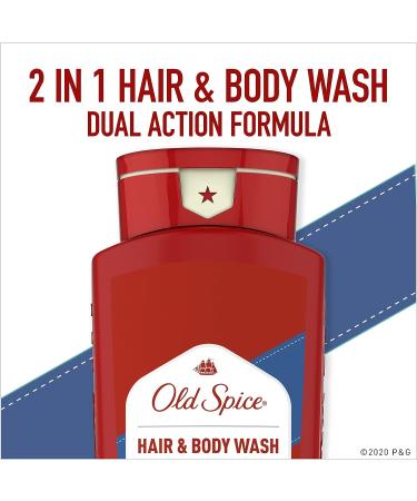 Old Spice High Endurance Hair + Body Wash for Men - Crisp Scent - 18 fl oz (Pack of 1) - Buy Online on GoSupps.com