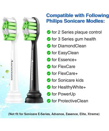 Aoremon Toothbrush Replacement Heads for Philips Sonicare Diamondclean - 12 Pack - Buy Online on GoSupps.com