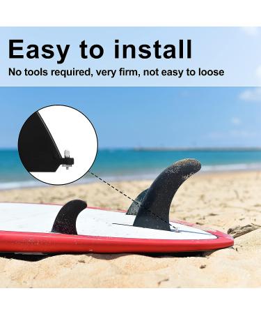 Ferraycle 6-Piece Stainless Steel Surfing Fin Screw Set for Surfboards, Longboards, Paddleboards, and SUP - No Tools Needed - Men and Women's Surf Accessories - Buy Online on GoSupps.com