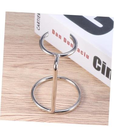 Minkissy Shaving Brush & Razor Holder Stand | Premium Beard Rack & Accessories for Men | Silver Medium Shaving Organizer - Buy Online on GoSupps.com