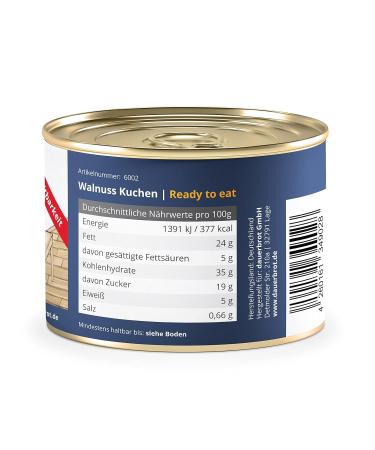 Walnut Cake Tin - Long-Life Bread | 200g Premium Quality | Shop Internationally - Buy Online on GoSupps.com