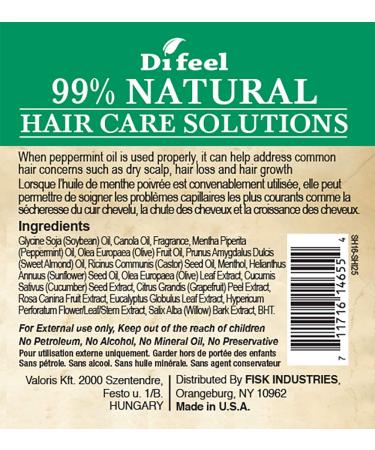 Difeel 99% Natural Therapeutic Hair Care - Max Shine 2.5 oz | Best International Shipping - Buy Online on GoSupps.com