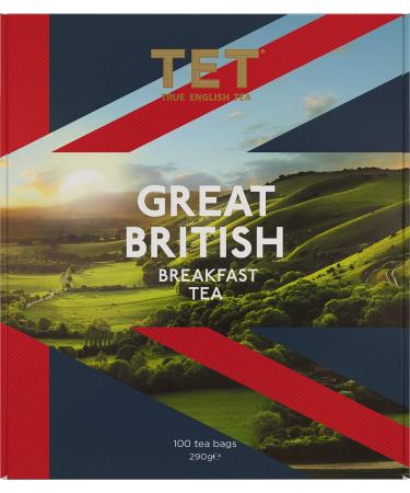 TET Great British Breakfast Tea 100 x 2.9g Tagged tea bags
