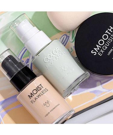 Long-Lasting Full Coverage Foundation Set - Face Makeup Base Set Women's Liquid Full Coverage Foundation Set for Face Makeup 01#ivory Color - Buy Online on GoSupps.com