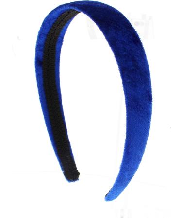 Zac's Alter Ego 1 Inch Velvet Aliceband/Hair Band/Headband Royal Blue - Buy Online on GoSupps.com