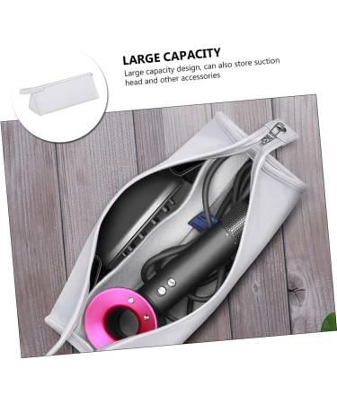 Angoily Portable Blow Dryer 2pcs Hair Dryer Storage Bag Travel Hair Dryer Cosmetics Makeup Holder Travel Case for Curling Iron 35x14cmx2pcs Silverx2pcs - Buy Online on GoSupps.com