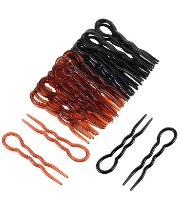 48 Count Plastic U Shaped Hair Pins - Lady Style Grip Hair Accessories for Women & Girls - Buy Online on GoSupps.com