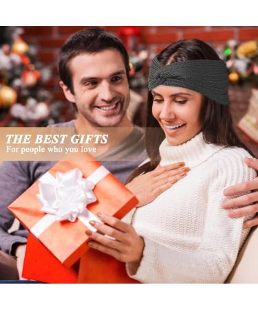 PROPOG Head Bands Adult Women Ear Muffs Women Girl Knitted Winter Headbands for Women's Hair Crochet Head Warmers Comfy Soft Ear Warmer Headband Cable Knit Head Band Warm Winter Gifts Red Beige Gray Black - Buy Online on GoSupps.com