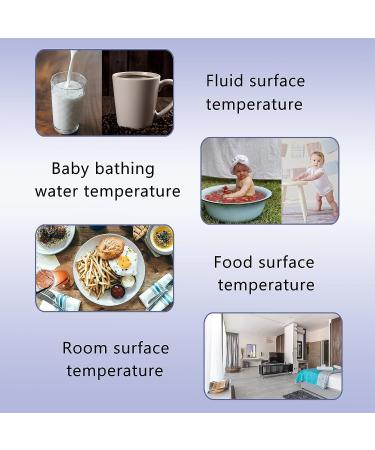 CRFISH Non-Contact Forehead Thermometer for Adults and Babies - Auto Fever Alarm, Silent Mode, Digital LCD Display - White - Buy Online on GoSupps.com