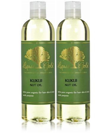 24 Fl.oz Premium Kukui Nut Oil 100% Pure Cold Pressed Organic Health Hair Skin Care Anti-Aging