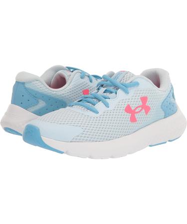 Under Armour Charged Rogue 3 Running Shoe Big Kid (8-12 years) - Halogen Blue/Pink Shock - Buy Online on GoSupps.com