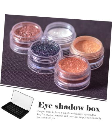 IWOWHERO Plastic Stand 3Pcs Box Portion tray paint container empty Eyeshadow Pressing Plate pigment color test travel - Buy Online on GoSupps.com