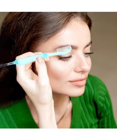 Minkissy 6PC Eyebrow & Eyelash Care Brush Set | Dual-Head Separator & Foldable Makeup Tools | International Shipping Available - Buy Online on GoSupps.com
