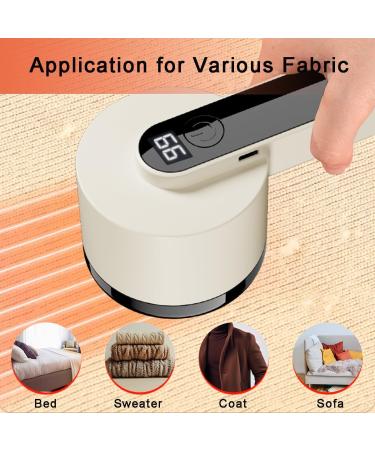 Rechargeable Fuzz Remover & Fabric Shaver - Electric Lint Remover with 6 Leaf Blades for Clothing Sweaters & Furniture - Purple Trimmer for Pilling - Buy Online on GoSupps.com