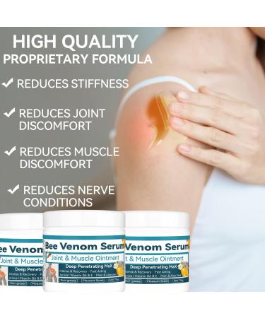 Beevenom New Bee Venom Professional Gel Bee Venom Cream New Propolis Professional Gel Joint Cream of Neck Knee Shoulder Waist Leg 4 Fl Oz (Pack of 1) - Buy Online on GoSupps.com