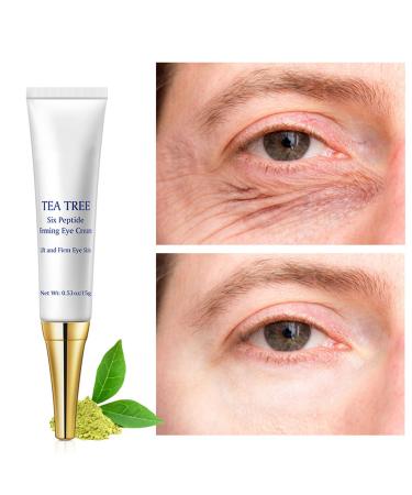 Anti-Aging Eye Cream for Dark Circles & Puffiness | Tea Tree & Six Peptides - 15g - Buy Online on GoSupps.com