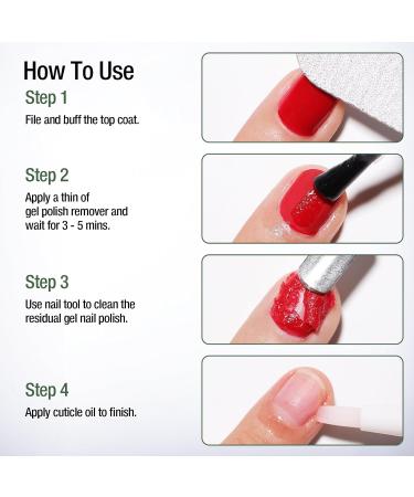 Candy Lover Gel Nail Polish Remover Kit - 2 Pack Professional Gel Polish Remover for Nails with Cuticle Pusher & Cuticle Oil and Nail File Gel Remover for Nails in 3-5 Minutes Doesn't Hurt Nails 2pcs Gel Nail Polish Remover - Buy Online on GoSupps.com