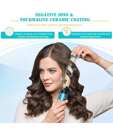 3 in 1 Auto Rotating Hair Curling Wand - IAMFINE Automatic Rotating Curling Iron with Interchangeable Ceramic Barrels(0.75" 1" 1.25") Instant Heat Up Hair Curler Adjustable Temp Hair Styling Tools for Beach Waves - Buy Online on GoSupps.com
